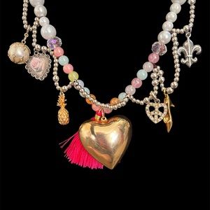 Handmade charm necklace